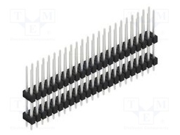 Connector: pin strips; pin header; male; PIN: 46; 2.54mm; THT; 2x23