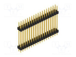 Connector: pin strips; pin header; male; PIN: 36; 2.54mm; THT; 2x18