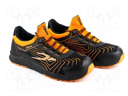 Shoes; Size: 42; orange-black; 7352A; Features: low weight