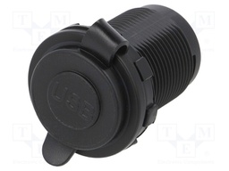 Automotive power supply; USB A socket x2; Sup.volt: 12÷24VDC