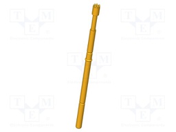 Test needle; Operational spring compression: 4mm; 5A; Ø: 2mm; 0.8N