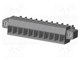 Connector: pluggable terminal block; plug; female; straight; grey
