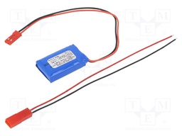 Re-battery: Li-Po; 7.4V; 1900mAh; cables,JST SYR-02T socket