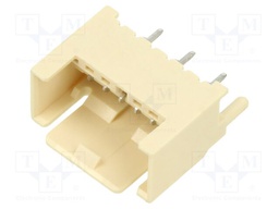 Connector: card edge; socket; male; PIN: 6; 4A; 250V; straight; THT