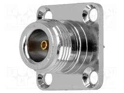 Socket; N; female; straight; soldering