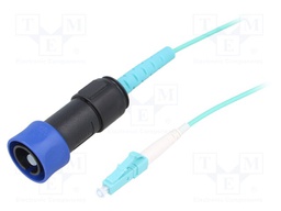 Connector: fiber optic; patchcord; PIN: 1; bayonet; Buccaneer 4000