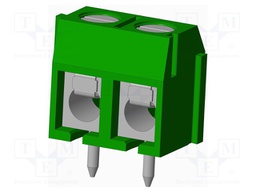 Connector: PCB terminal block; terminal; Plating: tinned; on PCBs
