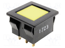 Switch: push-button; Pos: 2; SPDT; 0.1A/28VDC; transparent; 2N; ULP