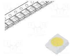 LED; SMD; 3528,PLCC2; white cold; 5÷9lm; 5925-7150K; 90; 120°; 20mA
