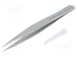 Tweezers; 120mm; Blades: straight; Blade tip shape: sharp