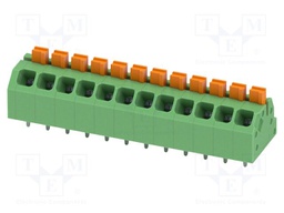 Connector: PCB terminal block; terminal; SPTAF 1; 16A; 320V; green