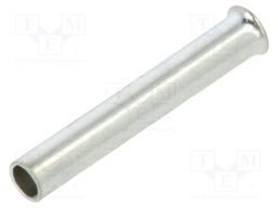 Tip: bootlace ferrule; non-insulated; copper; 0.75mm2; 10mm