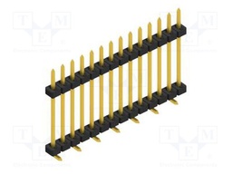 Connector: pin strips; pin header; male; PIN: 14; 2mm; SMT; 1x14