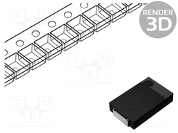 Capacitor: polymer; 330uF; 2.5VDC; ESR: 6mΩ; SX; SMD; ±20%; -55÷105°C