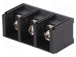 PCB terminal block; straight; 16mm; ways: 3; on PCBs; 6mm2; tinned