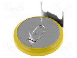 Battery: lithium; 3V; CR2032,coin; 3pin; Ø20x3.2mm; 220mAh
