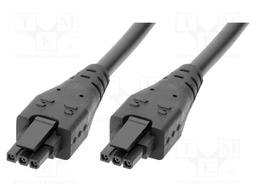 Cable; Micro-Fit 3.0; female; PIN: 3; Len: 0.5m; 8.5A; Colour: black