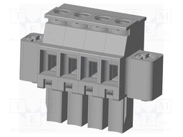 Connector: pluggable terminal block; plug; female; angled 90°