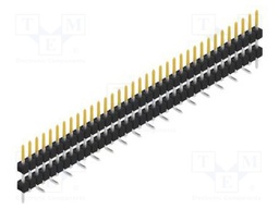 Connector: pin strips; pin header; male; PIN: 35; 2.54mm; SMT; 1x35