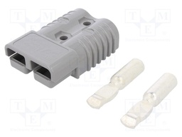 Plug; wire-wire; SB175; hermaphrodite; PIN: 2; for cable; crimped