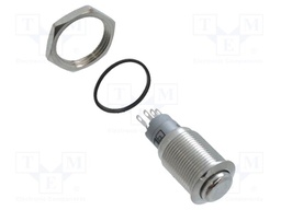 Switch: vandal resistant; Pos: 2; SPDT; 2A/48VDC; IP40; ON-(ON)