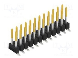 Connector: pin strips; pin header; male; PIN: 24; 2.54mm; SMT; 2x12