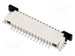 Connector: FFC (FPC); horizontal; PIN: 14; ZIF,top contacts; SMT