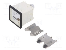 On panel,for DIN  rail mounting (optional); IP52; Class: 1,5