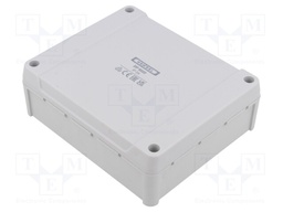Enclosure: junction box; IP54; grey