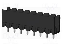 Connector: pluggable terminal block; socket; male; on PCBs