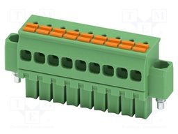 PCB connector, nominal cross section: 1.5 mm2, color: green,