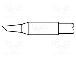 Tip; conical sloped; 2.2mm; longlife