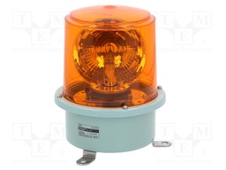 Signaller: lighting; rotating light; amber; Series: SH2; 24VDC