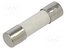 Fuse: fuse; 8A; 250VAC; ceramic; 20x5mm; brass; bulk; nickel plated