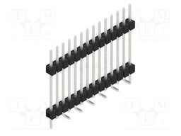 Connector: pin strips; pin header; male; PIN: 14; 2.54mm; SMT; 1x14