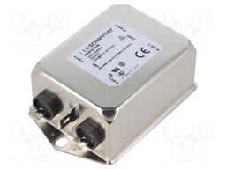 Filter: anti-interference; one-phase; 250VAC; Cx: 100nF; Cy: 4.7nF