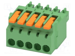 PCB connector, nominal cross section: 1.5 mm2, color: green,