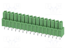 PCB headers, nominal cross section: 1.5 mm?, color: green, n