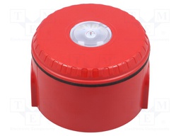 Signaller: lighting; flashing light; red; Series: Solista LX; IP65