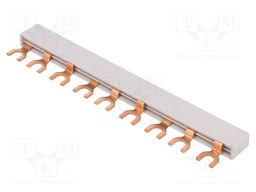 Busbar; 10mm2; Poles: 3; Urated: 240/415V; Usurge rated: 4kV; fork