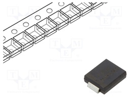 Diode: rectifying; SMD; 600V; 3A; 50ns; Package: reel,tape; SMC