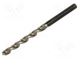 Drill bit; for metal; Ø: 5mm; L: 86mm; Working part len: 52mm