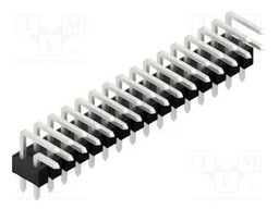 Connector: pin strips; pin header; male; PIN: 32; 2.54mm; THT; 2x16