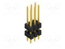 Connector: pin strips; pin header; male; PIN: 6; 2.54mm; THT; 2x3