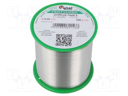 Soldering wire; Sn99Ag0,3Cu0,7; 500um; 500g; lead free; 216÷227°C
