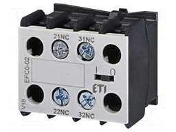 Auxiliary contacts; Series: CECO.3P; Leads: screw; Mounting: front