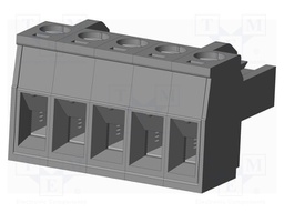Connector: pluggable terminal block; plug; female; straight; grey