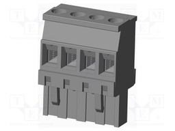 Connector: pluggable terminal block; plug; female; angled 90°