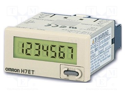 Counter: electronical; with access lock; working time; LCD