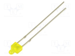 LED; yellow; 2mm; 68÷100mcd; 120°; Front: flat; 2.1÷2.6VDC; -30÷85°C